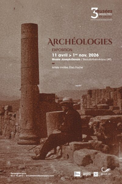 Affiche Archéologies Joseph Denais - Crédit graphisme Manuela Huot Tertrin